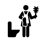 office cleaning icon