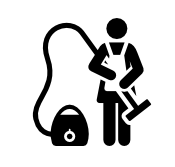 Sofa cleaning icon